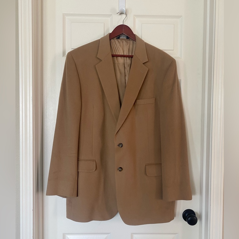 Men’s Camel-color Cashmere Blazer